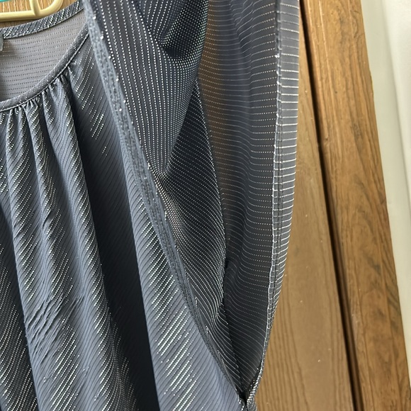 Silver/Grey Dressy Shirt - Picture 3 of 5